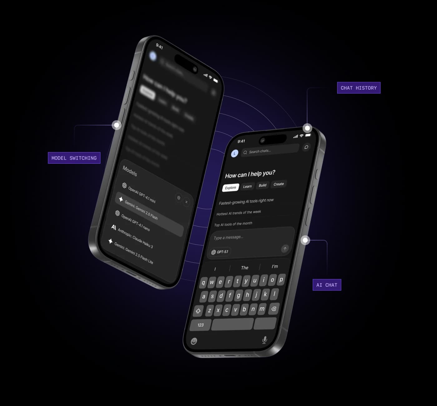 İki iPhone'da çalışan Nami